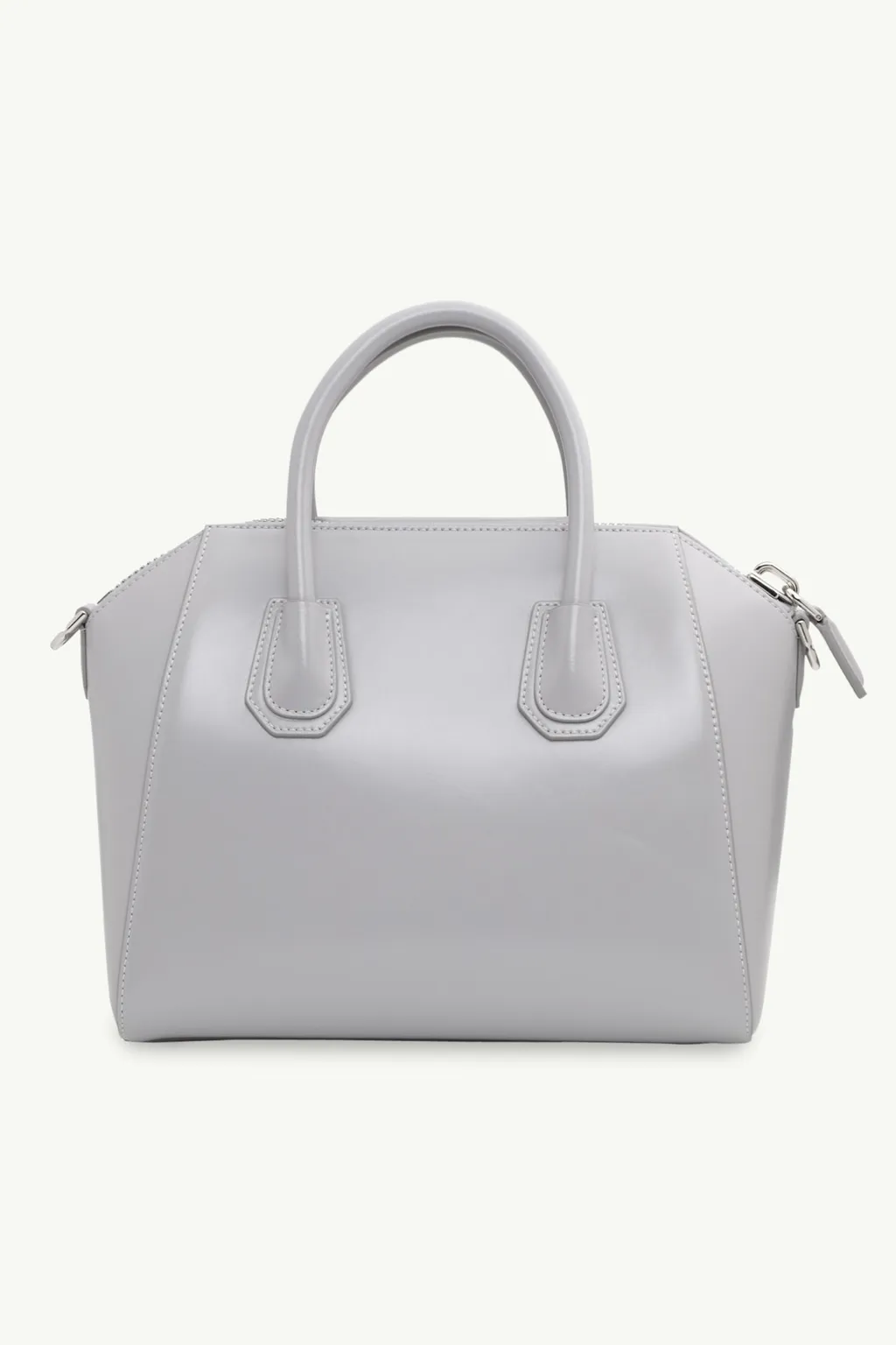GIVENCHY Small Antigona in Cloud Grey Smooth Leather 1