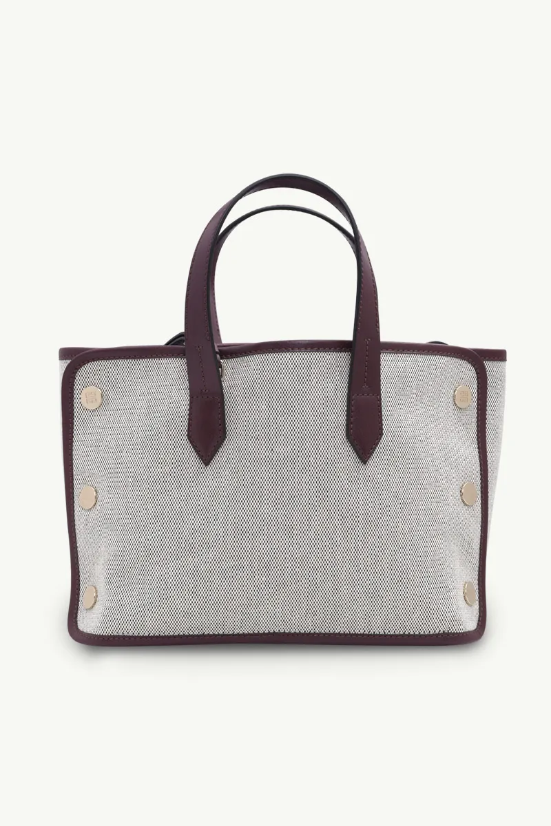 GIVENCHY Mini Bond Shopper Tote Bag in Beige Canvas 1