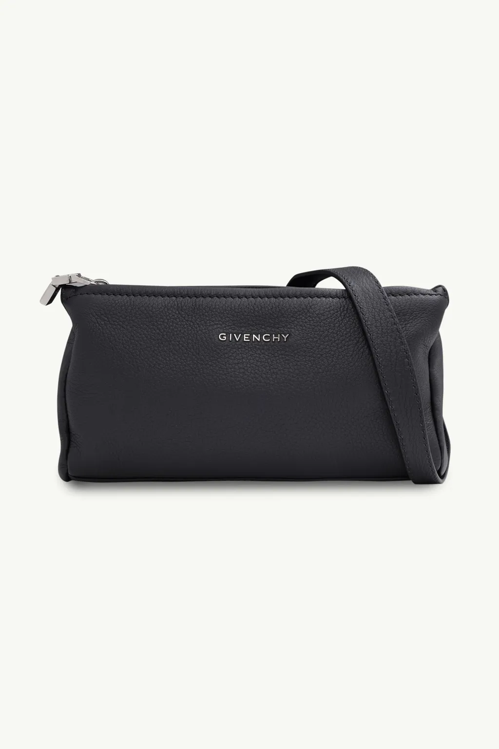 GIVENCHY Mini Pandora Shoulder Bag in Black Grained Leather 0
