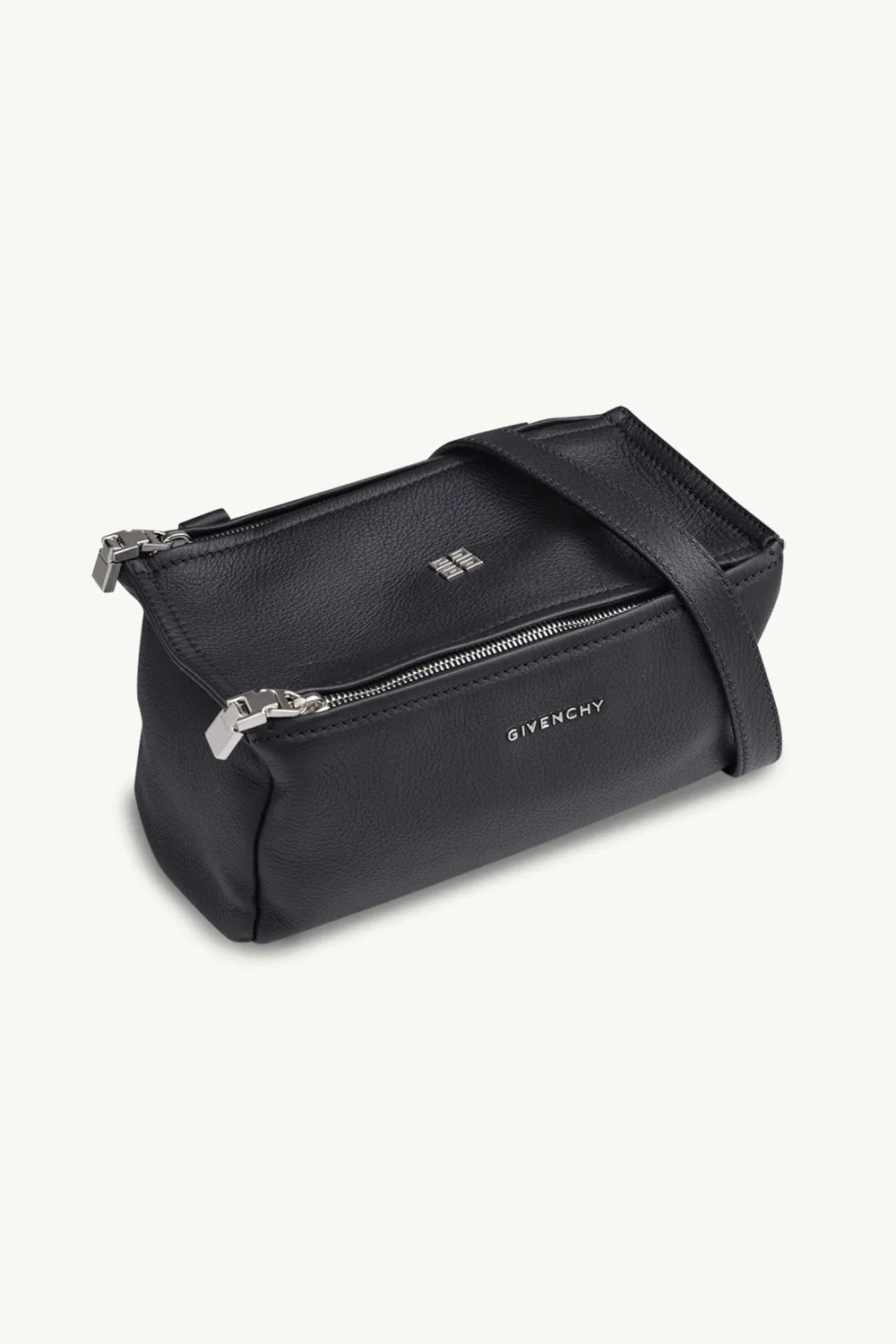 GIVENCHY Mini Pandora Shoulder Bag in Black Grained Leather 2