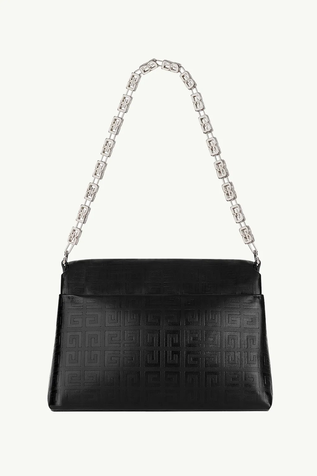 GIVENCHY Medium 4G Soft Flap Shoulder Bag in Black Calfskin SHW with Removable Shoulder Strap 1