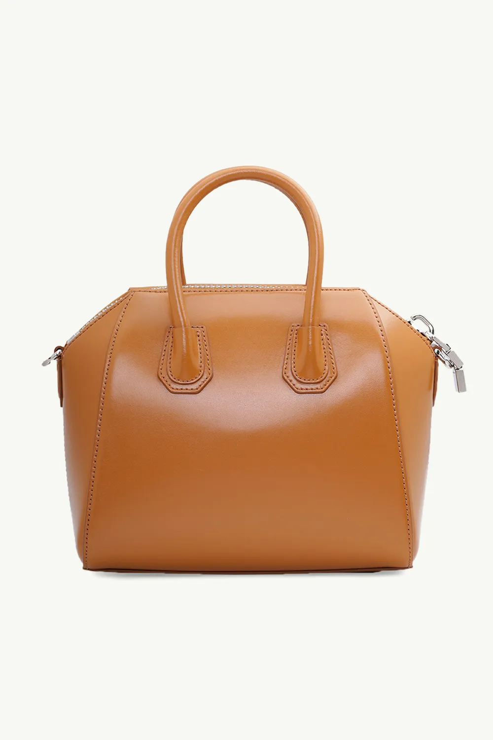 GIVENCHY Mini Antigona in Tan Smooth Box Calfskin Leather 1
