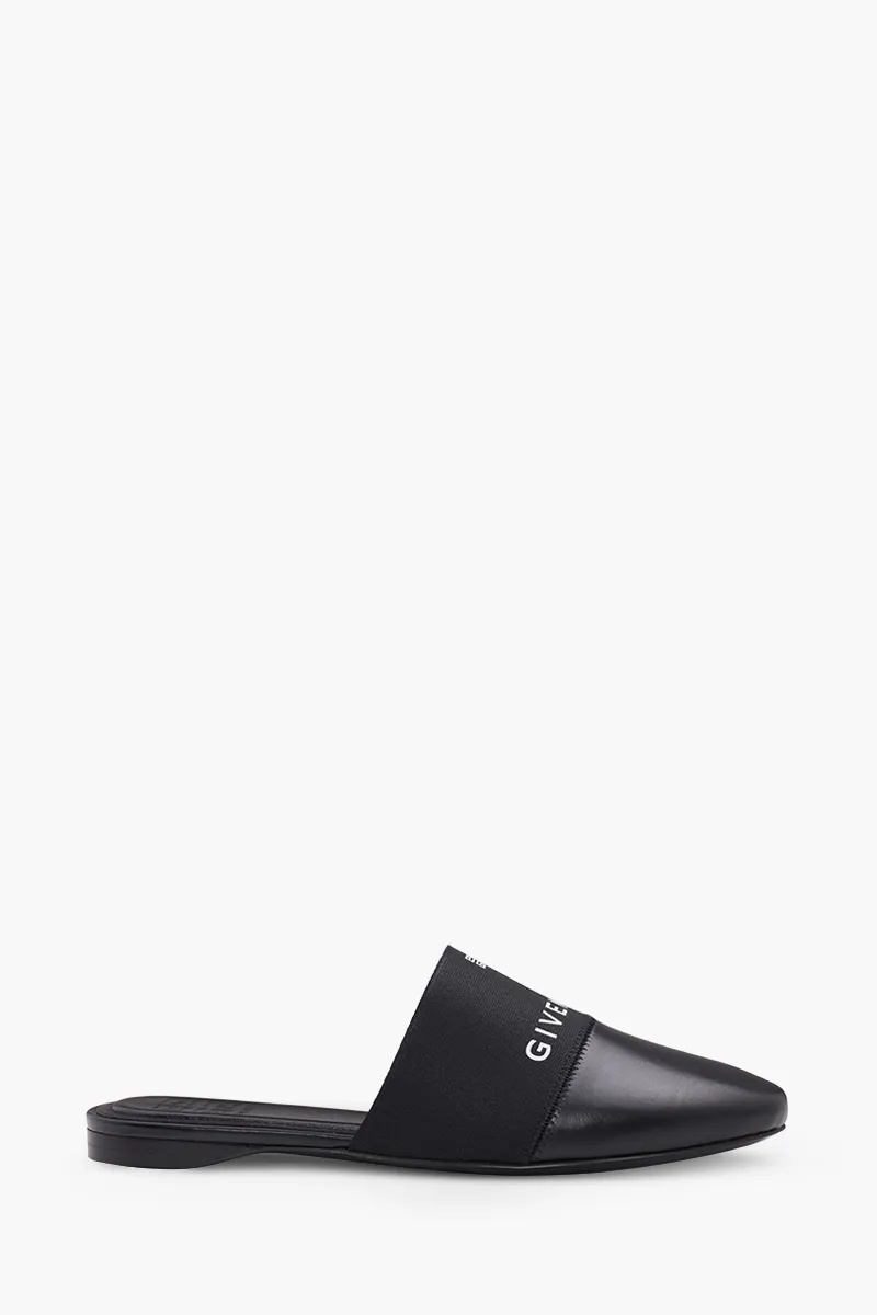 GIVENCHY Women 4G Bedford Mules in Black Box Leather 0