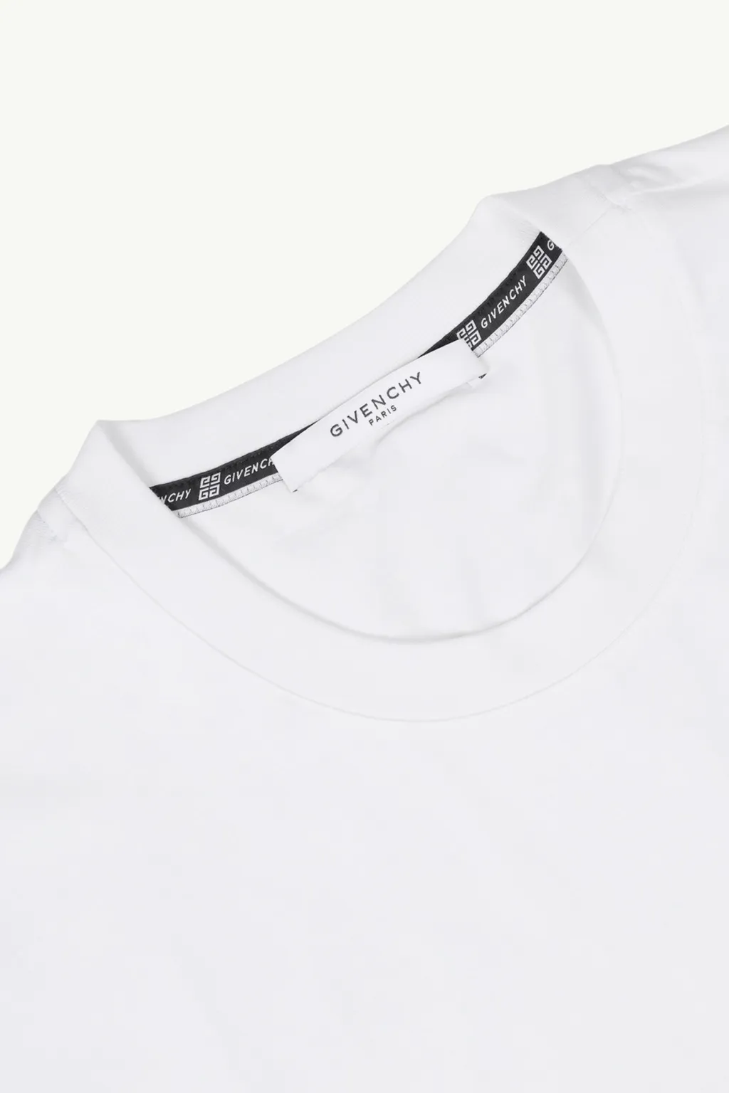 GIVENCHY Men Oversized Distressed Logo T-Shirt in White 3