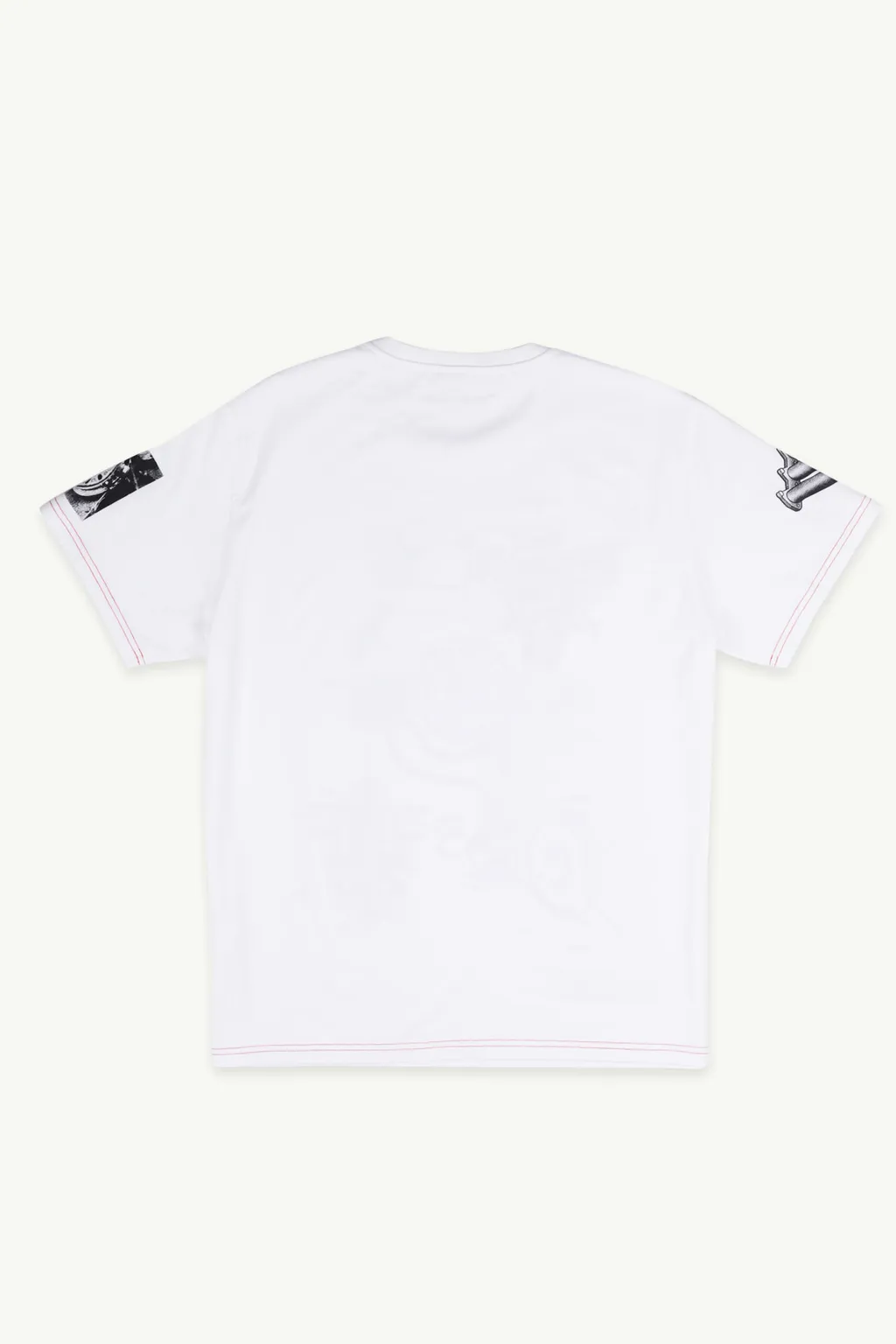 GIVENCHY Men Schematics Printed Logo T-Shirt in White 1