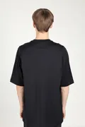 RICK OWENS x CHAMPION Men Embroidered Logo Oversized T-Shirt in Black 2