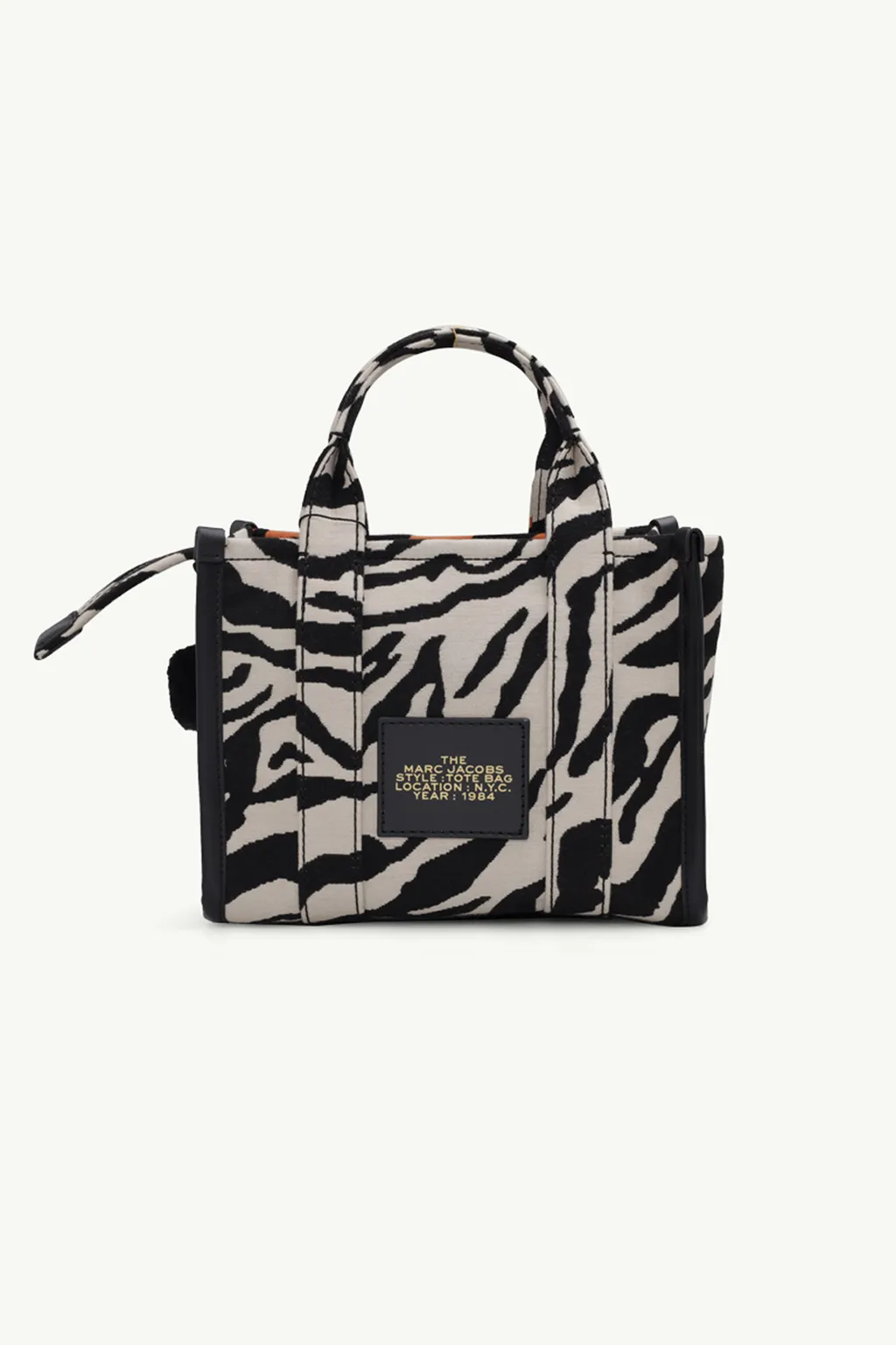 MARC JACOBS Mini The Tiger Stripe Tote Bag in Beige Multicolor 1
