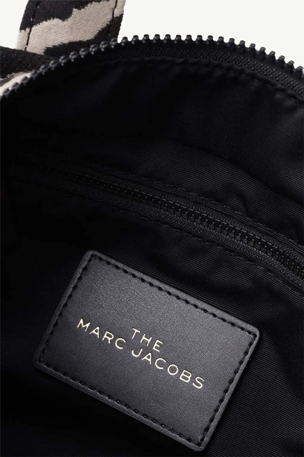 MARC JACOBS Mini The Tiger Stripe Tote Bag in Beige Multicolor 3