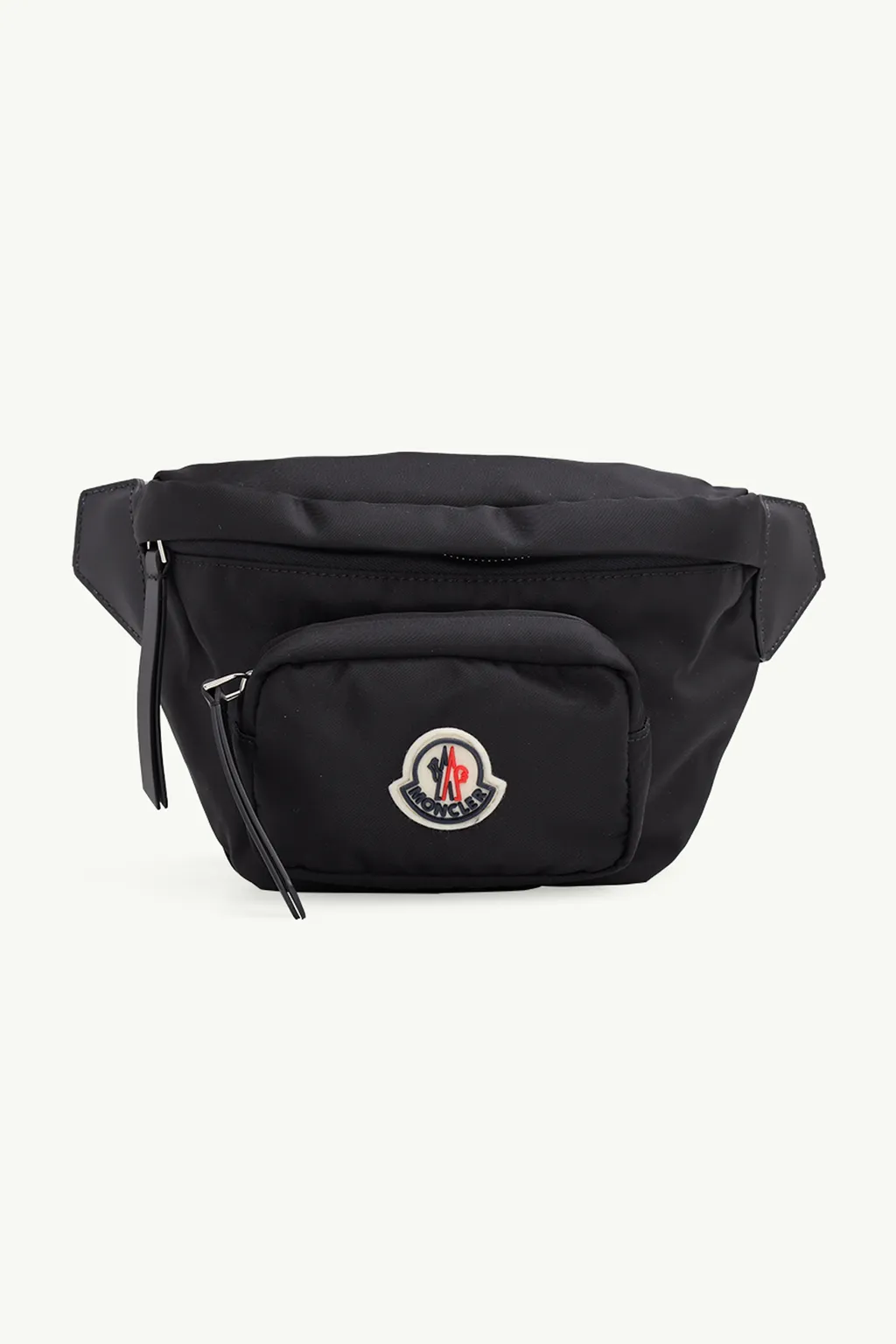 MONCLER Felicie Belt Bag in Black Nylon with Logo Patch 0