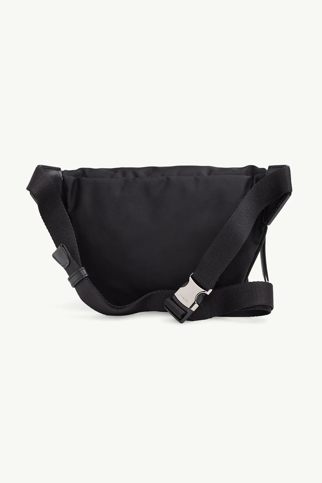 MONCLER Felicie Belt Bag in Black Nylon with Logo Patch 1