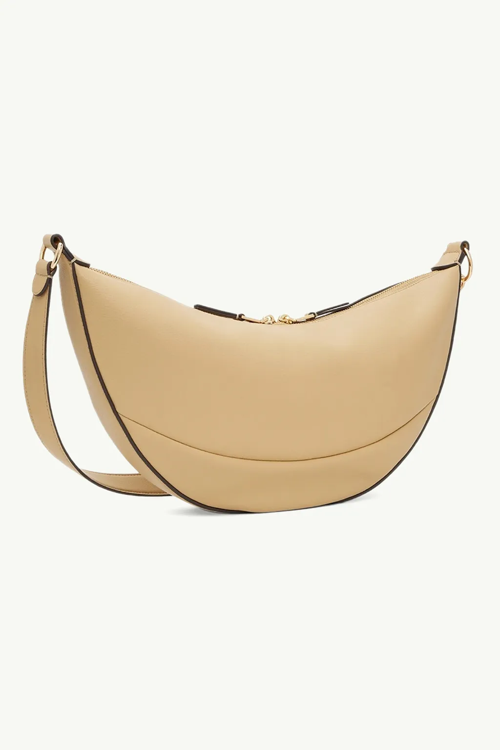 MARC JACOBS The Eclipse Shoulder Bag in Tan Leather with Chain Strap 2
