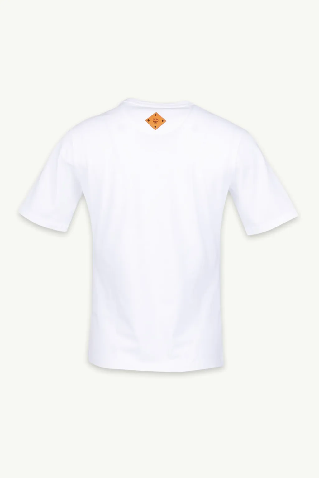MCM Women Classic Logo T-Shirt in Brilliant White 1