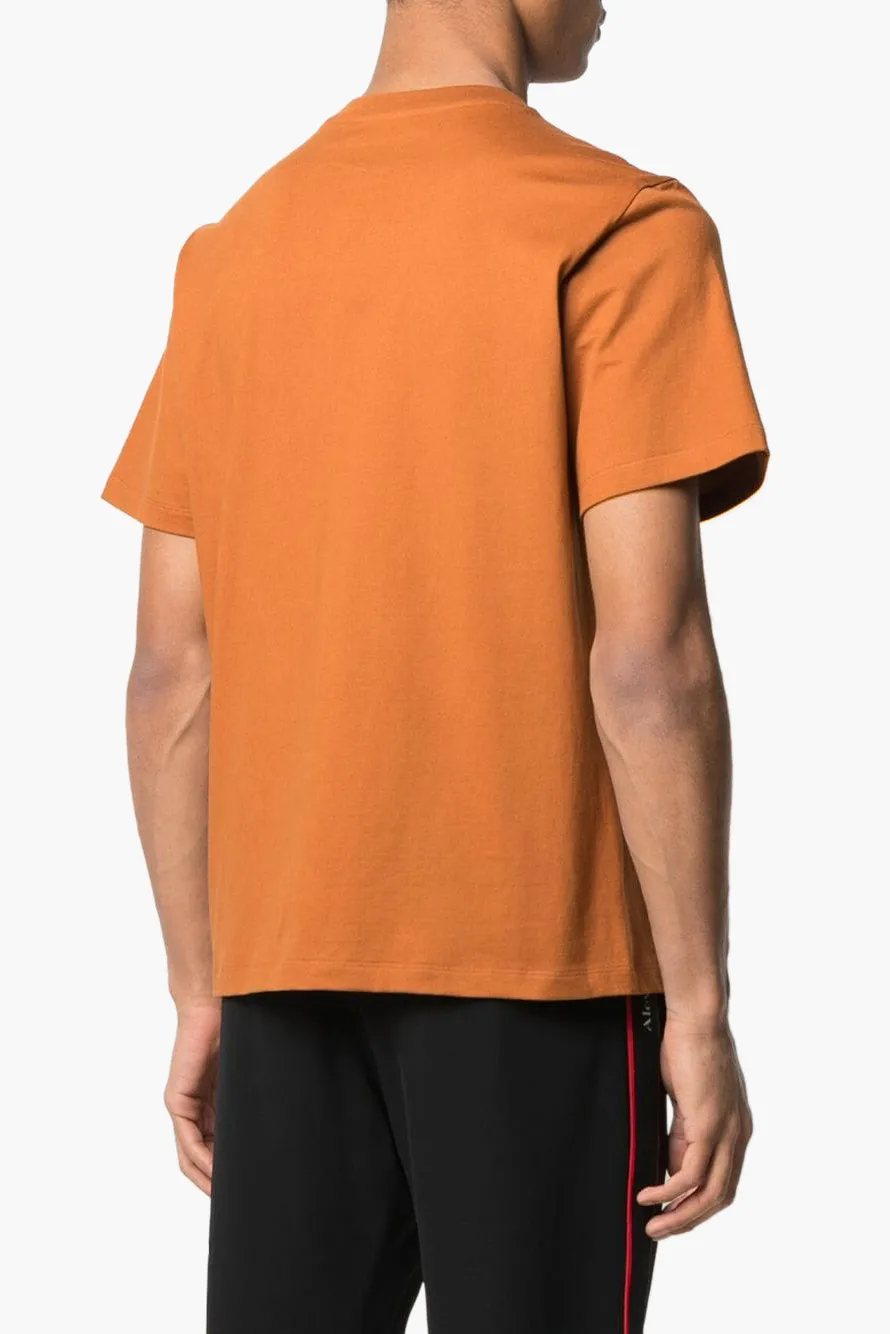 MCM Men Crew Neck T-Shirt in Pecan Cotton 2
