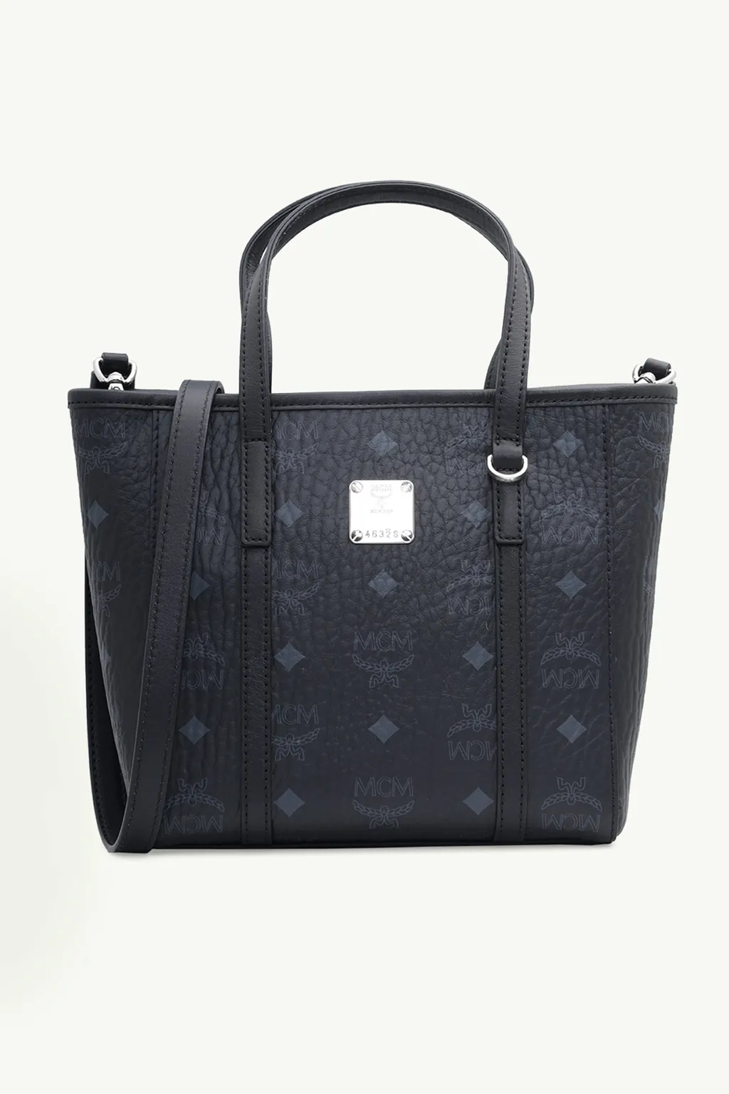 MCM Mini Toni Shopper Tote Bag in Black 0