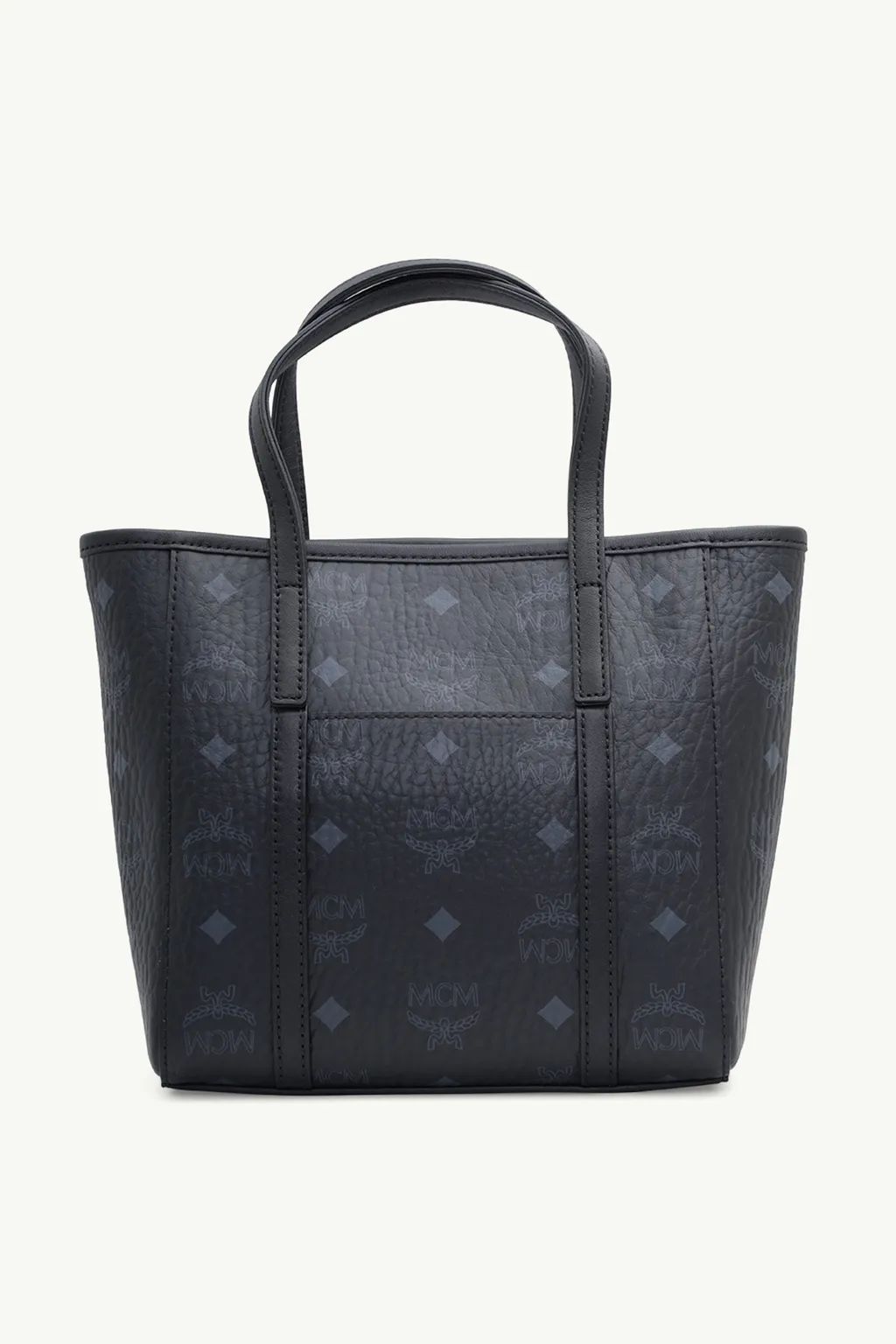 MCM Mini Toni Shopper Tote Bag in Black 1