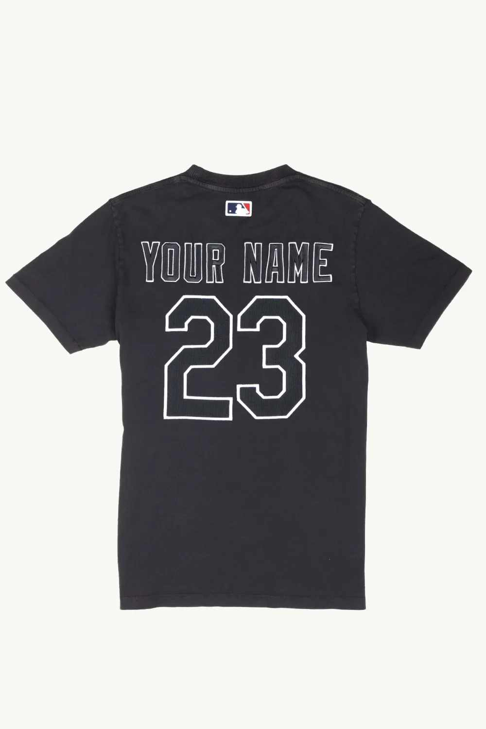 OFF WHITE x MLB CHICAGO Men 23 Your Name T-Shirt in Black/White 1