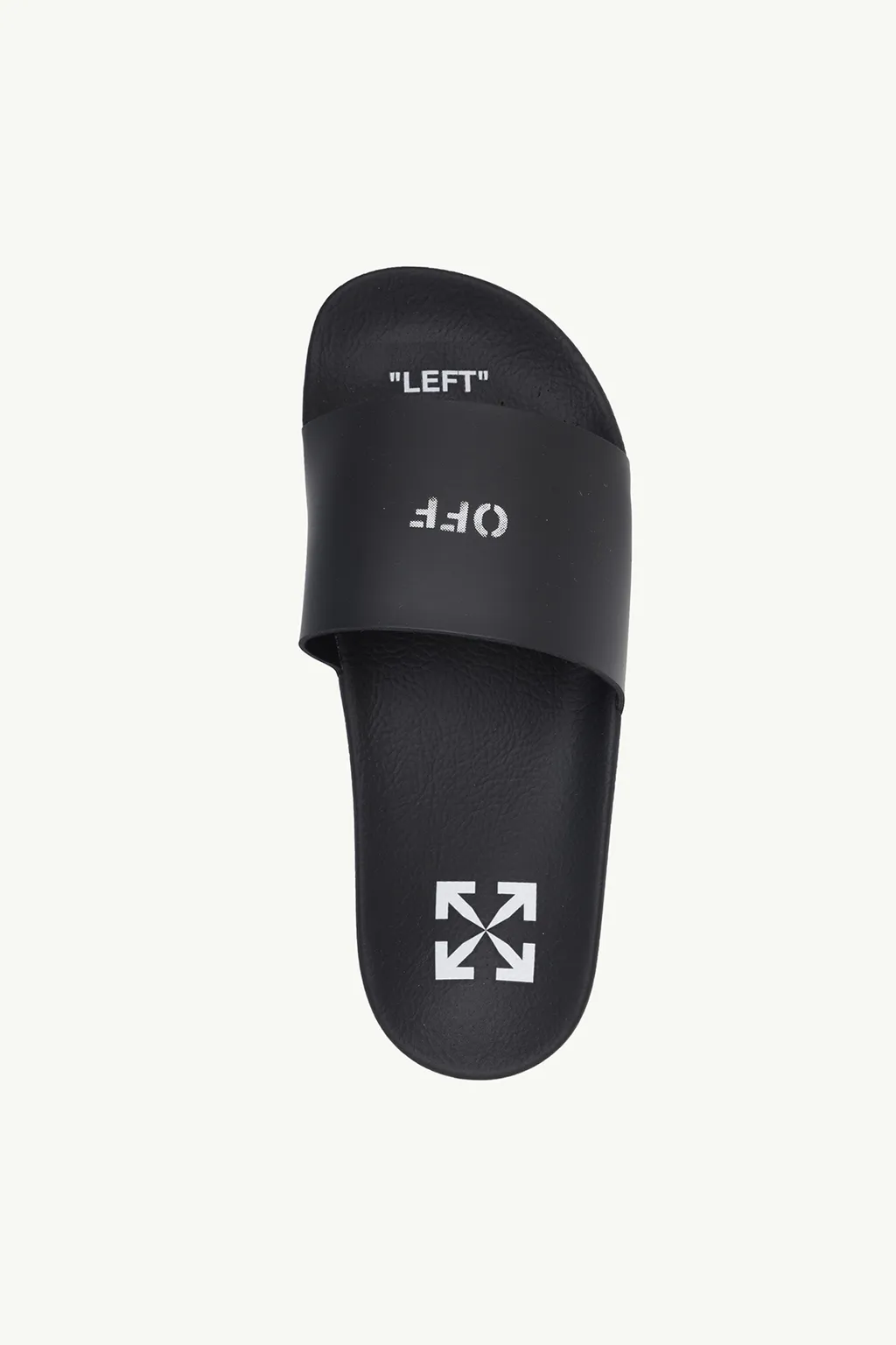 OFF WHITE Women Logo Print Slides in Black 3