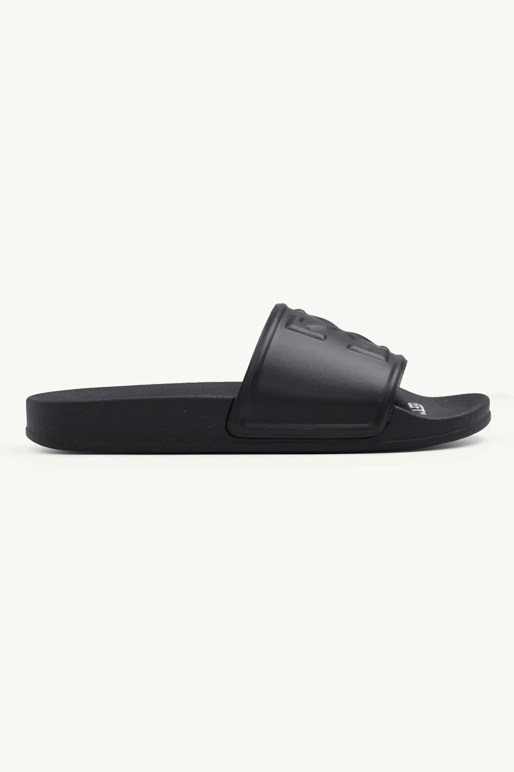 OFF WHITE Women Arrows Logo Embossed Slides in Black 0