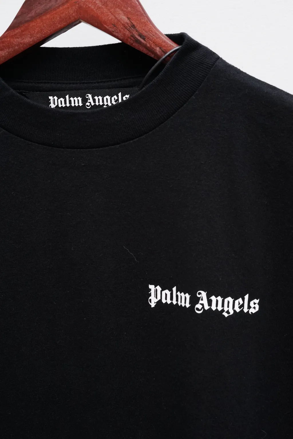 PALM ANGELS Men Tiger Flames T-Shirt in Black/Orange 3