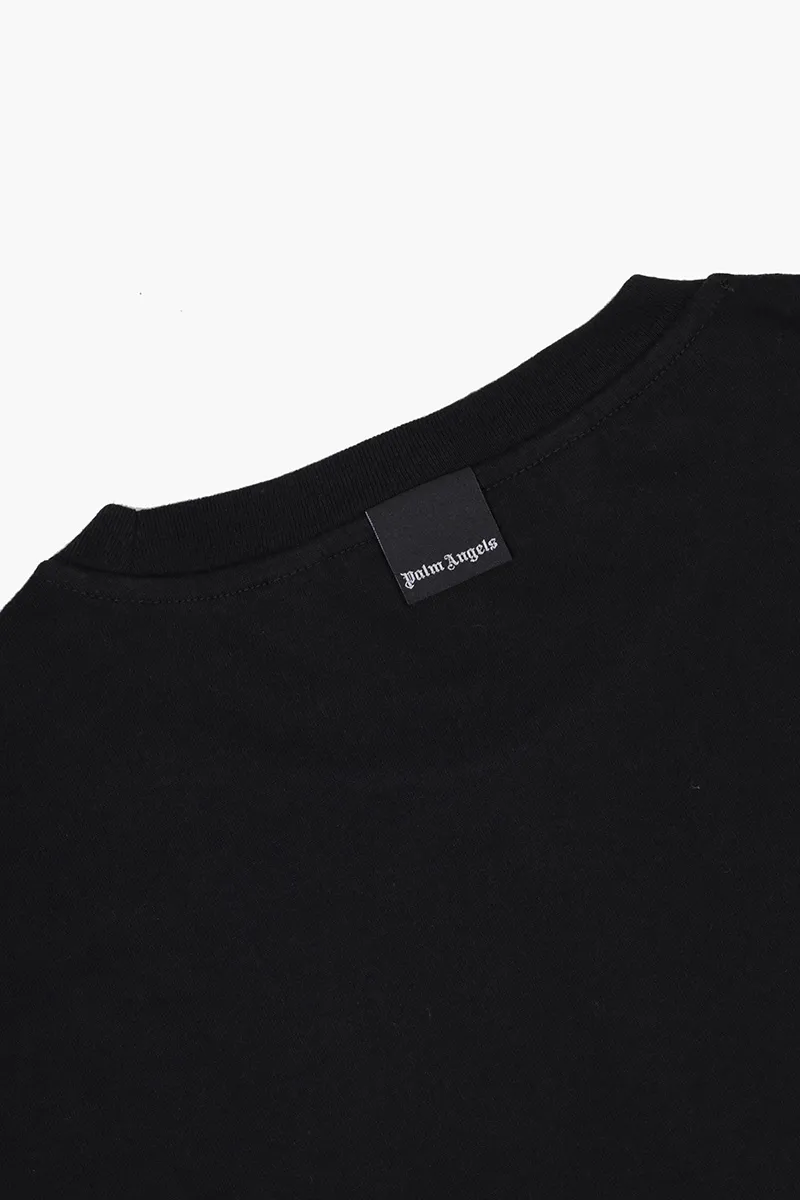 PALM ANGELS Men Mini Logo Patch T-Shirt in Black 3