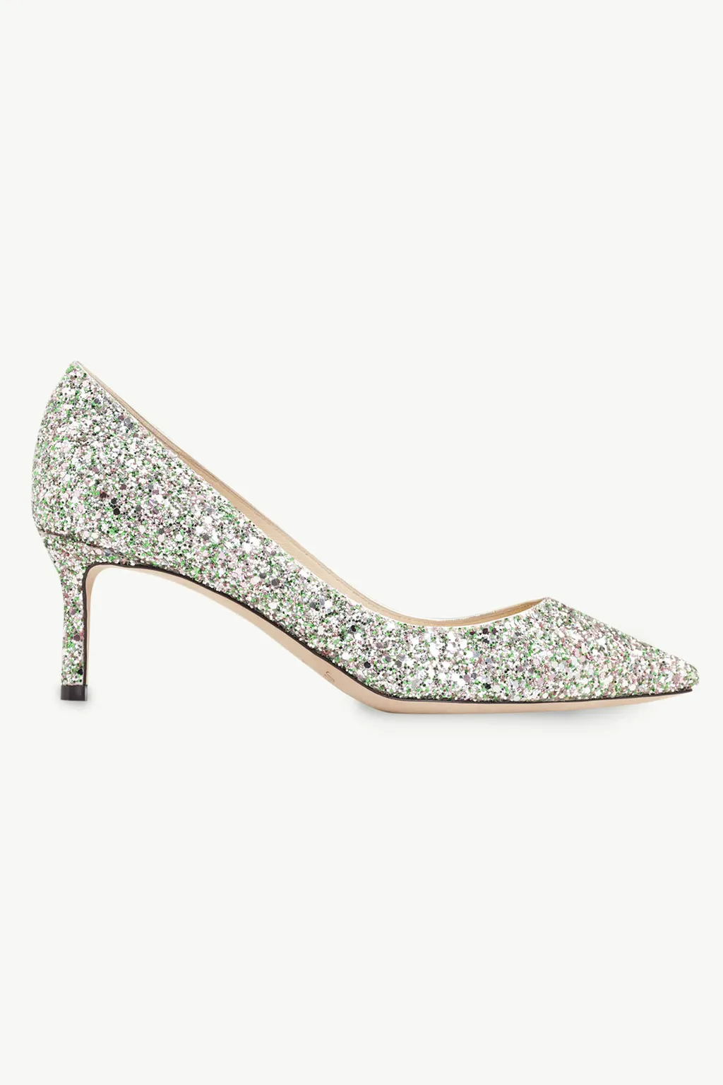 JIMMY CHOO Romy Pumps 60mm in Glittered Peppermint 0