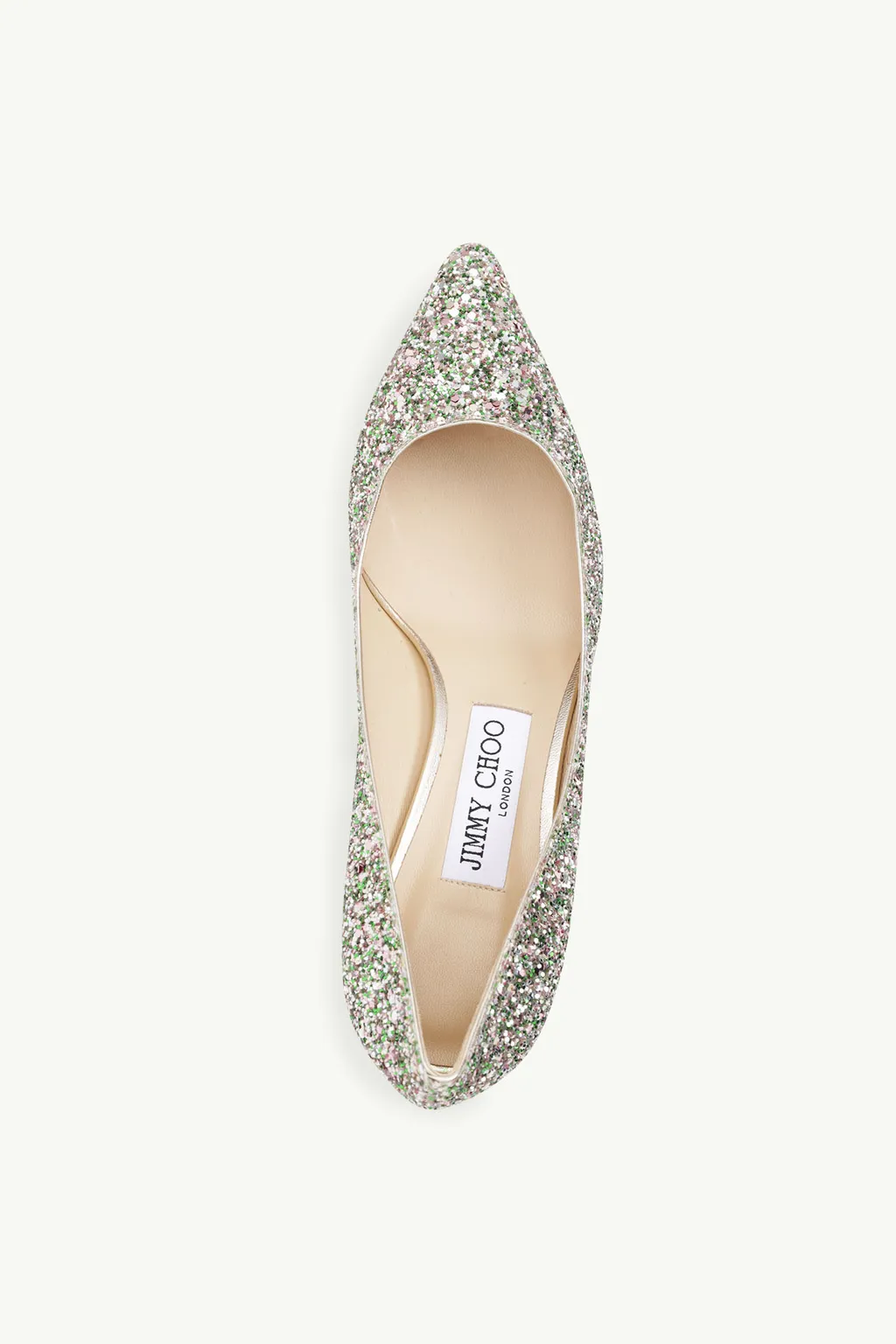 JIMMY CHOO Romy Pumps 60mm in Glittered Peppermint 3
