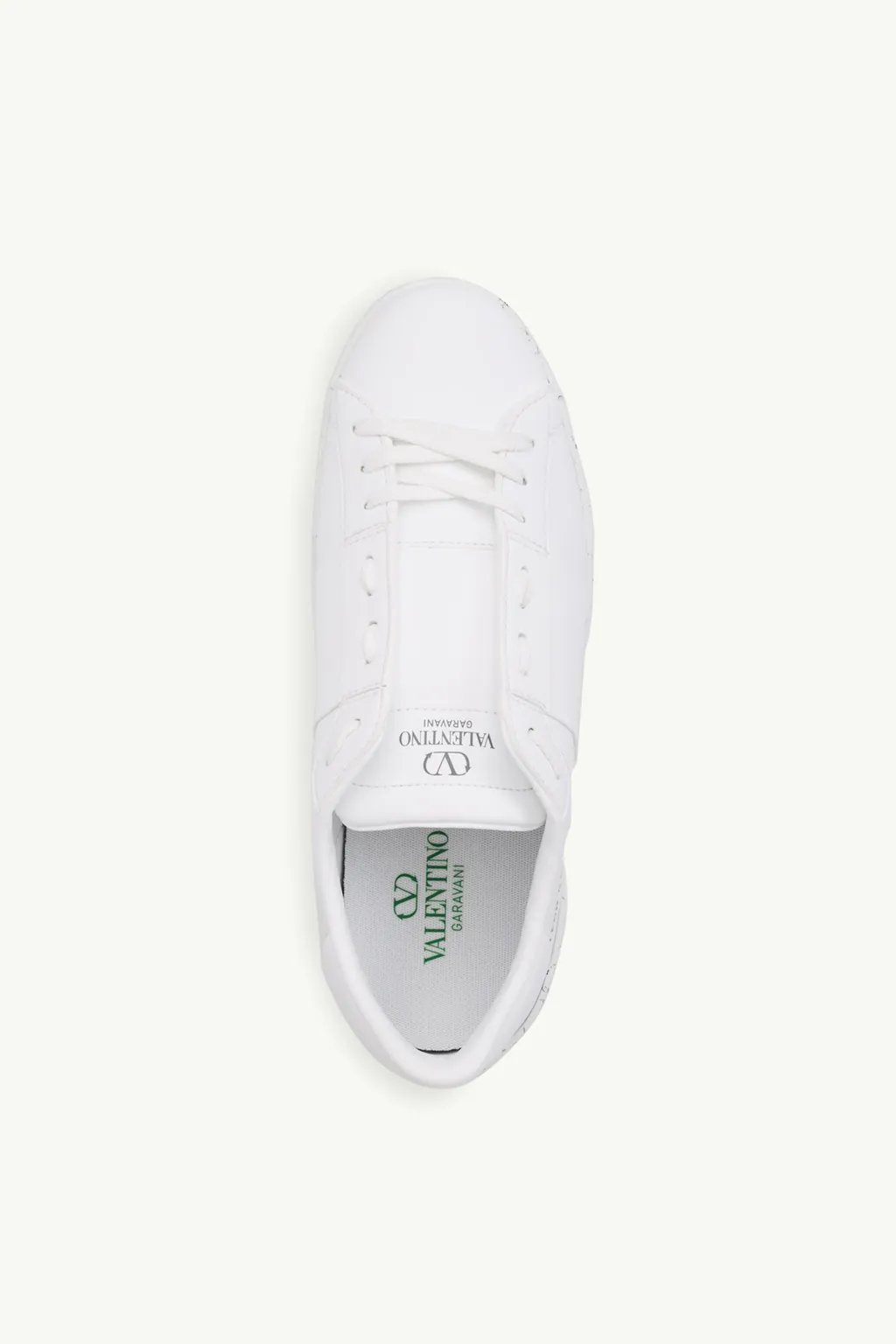VALENTINO Men Open For A Change Sneaker in White/White Bio-Based Material 3