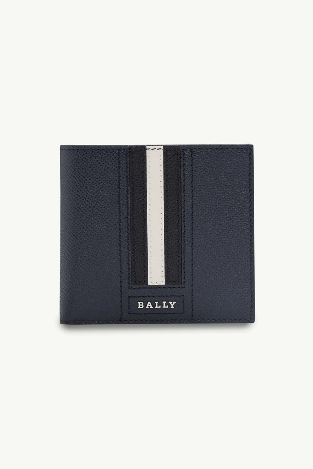 BALLY Men Trasai Bi-fold Wallet in New Blue with 8 Card Slots 0