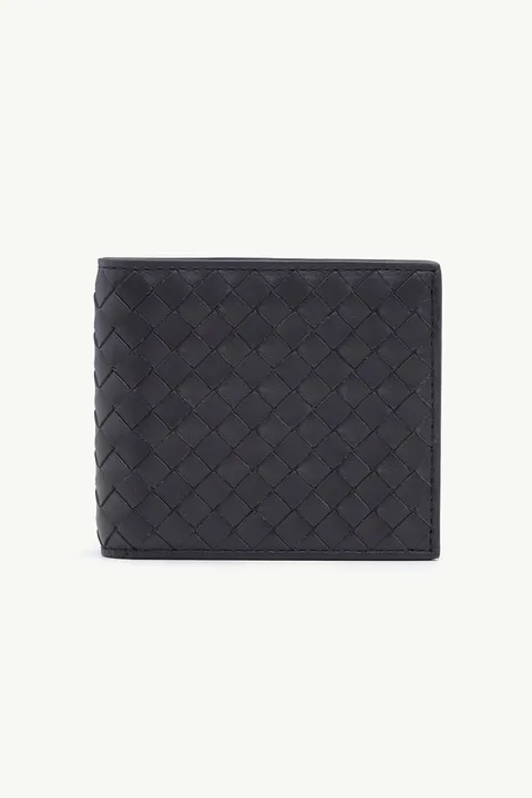 BOTTEGA VENETA Men VN Intrecciato Bi-fold Wallet in Espresso