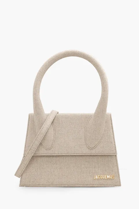 JACQUEMUS Le Grand Chiquito in Beige Linen