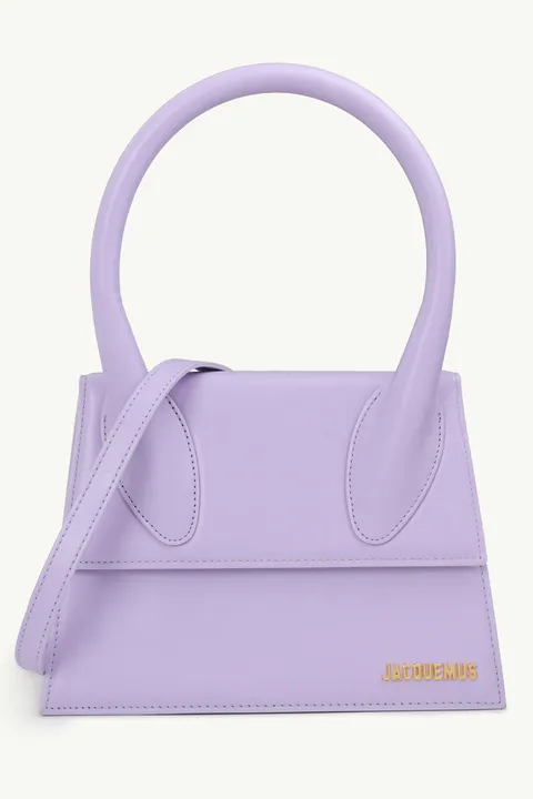 JACQUEMUS Le Grand Chiquito in Lilac Leather