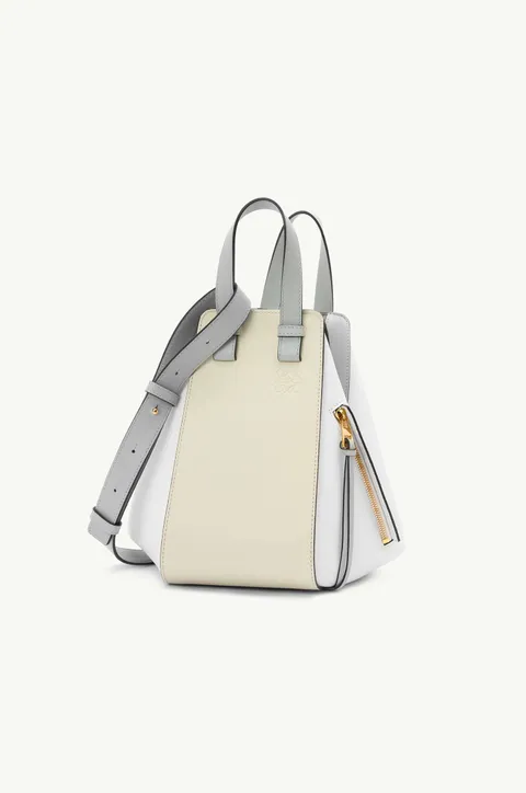 LOEWE Small Hammock Bag in Ash Grey/Marble Green