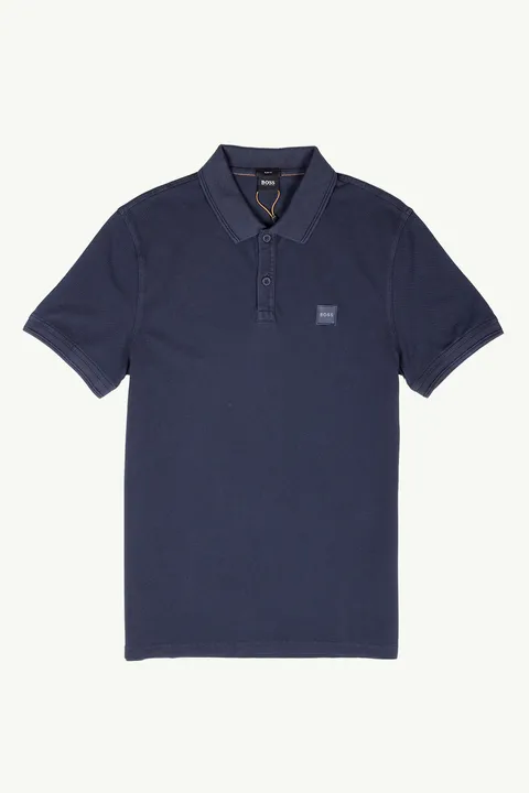 HUGO BOSS Men Prime 1 Slim Fit Polo Shirt in Dark Blue