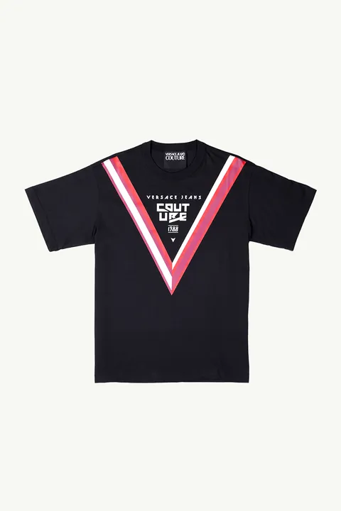 VERSACE JEANS COUTURE Men V Couture T-Shirt in Black