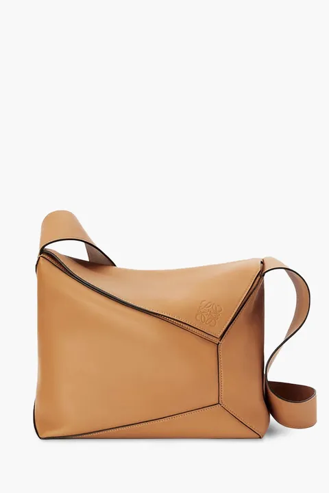 LOEWE Large Puzzle Hobo Bag in Warm Desert Nappa Calfskin