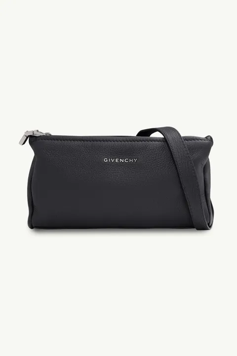 GIVENCHY Mini Pandora Shoulder Bag in Black Grained Leather