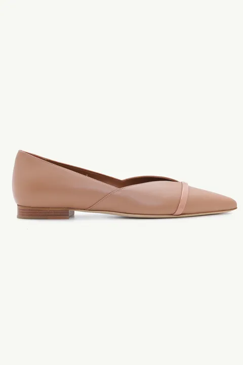 MALONE SOULIERS Colette Flat in Nude