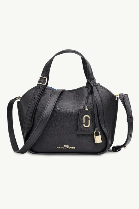 MARC JACOBS The Mini Director Bag in Black Leather