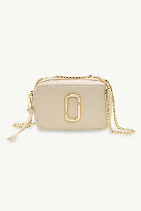 MARC JACOBS The Glam Shot 17 Shoulder bag in Pebble Leather