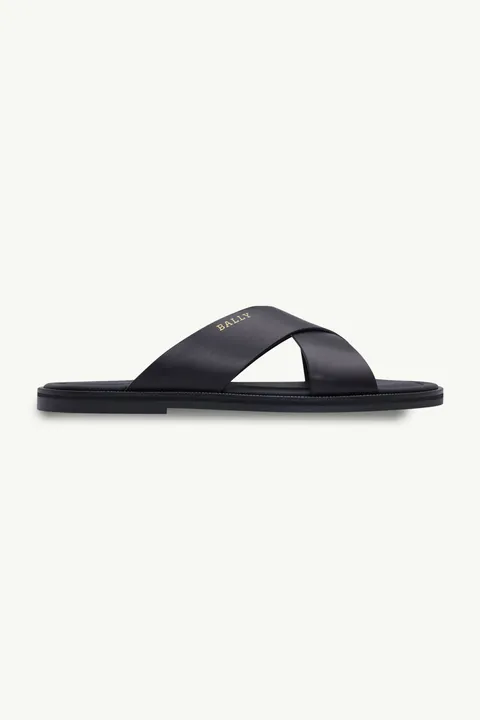 BALLY Men Jair Crossover Sandas in Black