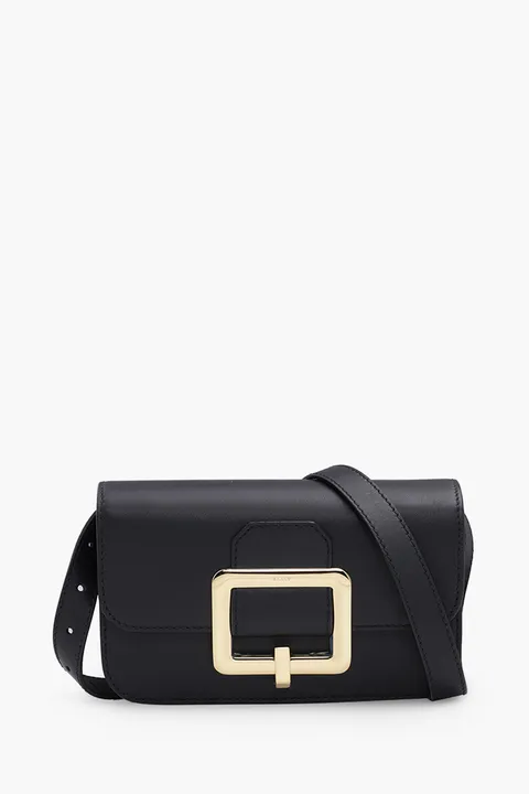 BALLY Janelle S Mini Belt Bag in Black Leather