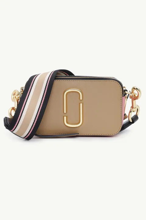MARC JACOBS Small Snapshot Camera Bag in New Sandcastle Multicolors