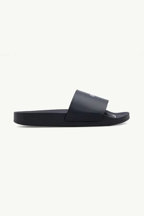 OFF WHITE Women Logo Print Slides in Black